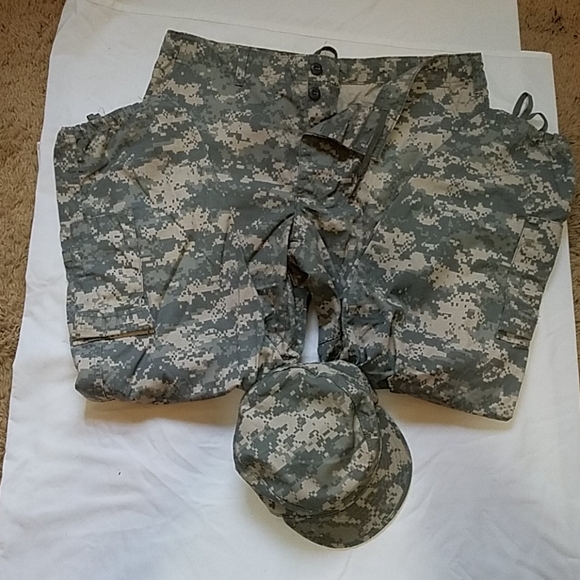 Other - Army Combat trousers. Cap included